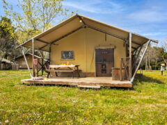 Camping Bi-Village Unterkunft Komfort-Safarizelt