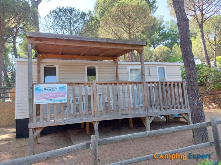 Stacaravan Happy Premium van Happy Camp op Camping Cala Gogo