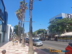 Shopping street of Playa de Aro