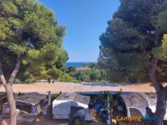 Blick vom Campingplatz Cala Gogo