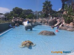 Children's pool with slides at Camping Cala Gogo