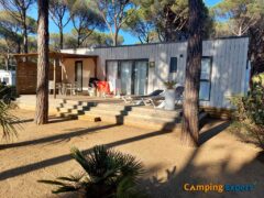 Mobilheim auf Camping Cypsela