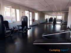 Fitnessraum auf Camping Cypsela