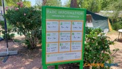 Camping Information Board