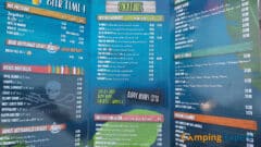 Bar-Crêperie menukaart