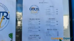 Restaurant Le Gourmed menukaart