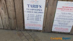 Trampolines price list