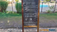 Schwimmbad Lagune Camping Le Serignan Plage