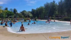 Schwimmbad Lagune Camping Le Serignan Plage