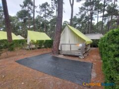 Camping Le Vieux Port Accommodatie Lodgetent Eco 4p