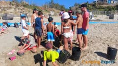 Camping Les Mediterranees Beach Garden Unterhaltung Strandspiele