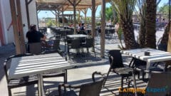 Camping Les Mediterranees Beach Garden Bar Restaurant Terras