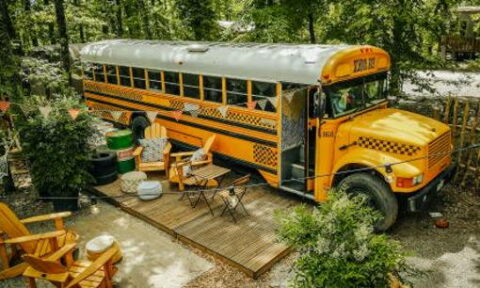 school bus glamping resort orlando in chianti