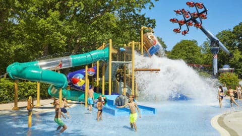 Camping Duinrell spray park - water park in the Netherlands